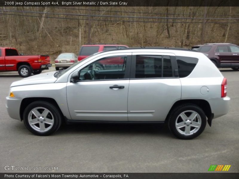  2008 Compass Sport 4x4 Bright Silver Metallic