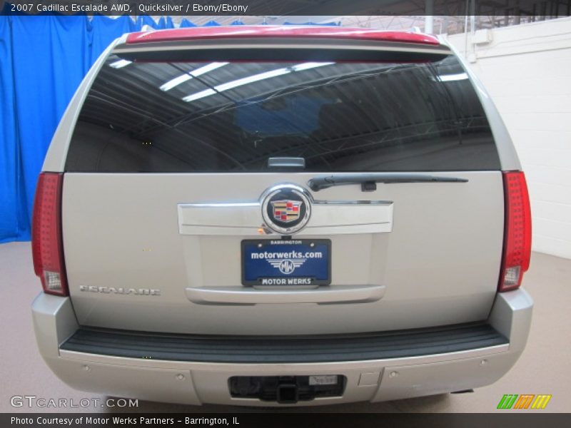 Quicksilver / Ebony/Ebony 2007 Cadillac Escalade AWD