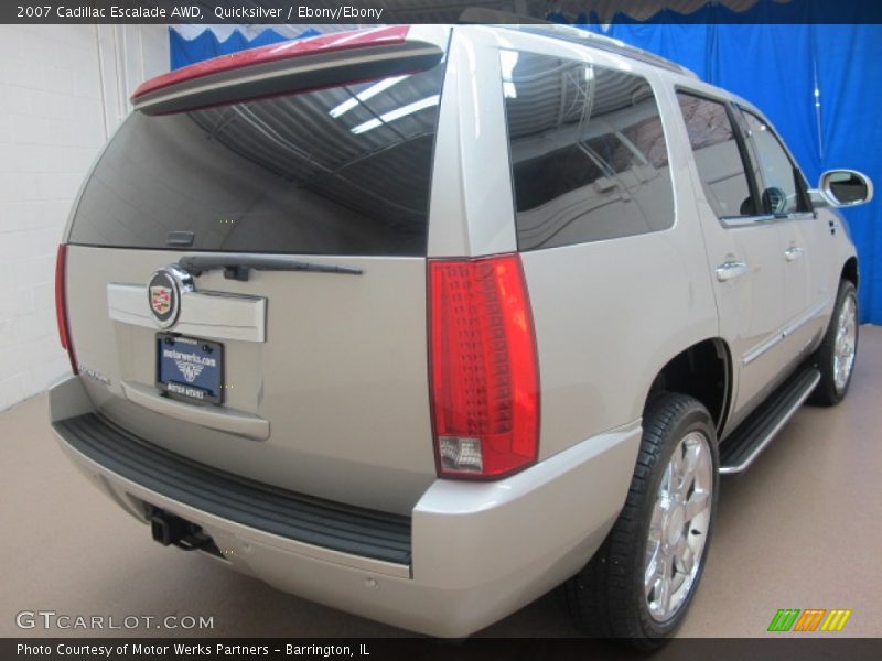 Quicksilver / Ebony/Ebony 2007 Cadillac Escalade AWD