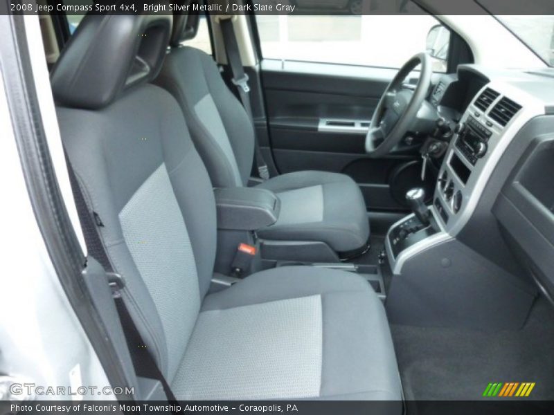 Bright Silver Metallic / Dark Slate Gray 2008 Jeep Compass Sport 4x4