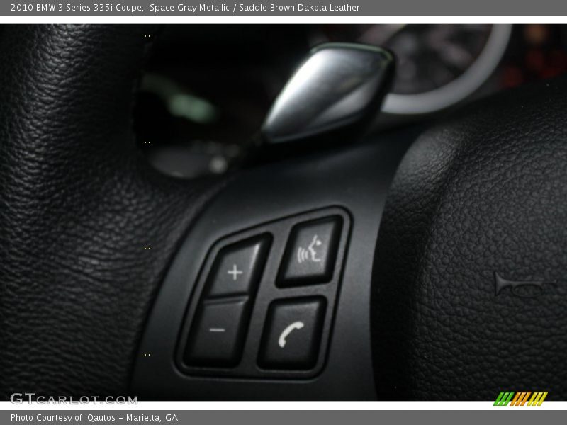 Space Gray Metallic / Saddle Brown Dakota Leather 2010 BMW 3 Series 335i Coupe