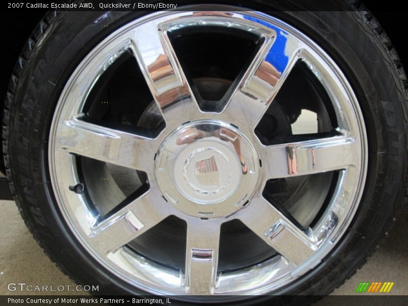 Quicksilver / Ebony/Ebony 2007 Cadillac Escalade AWD