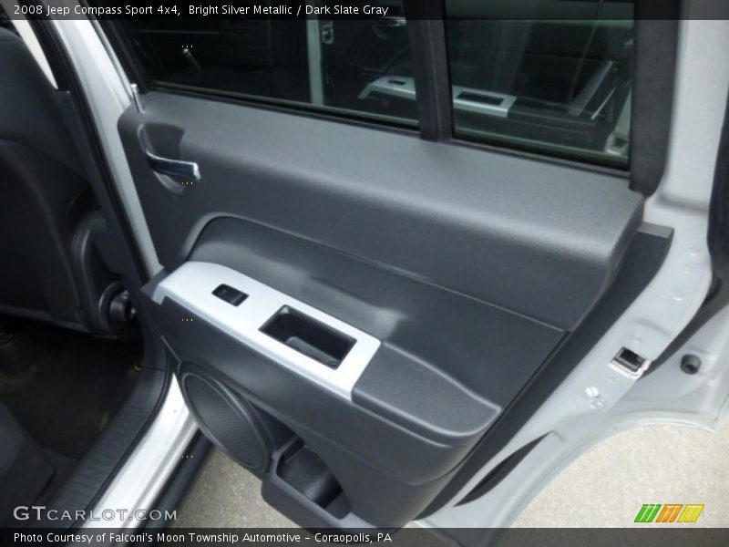 Bright Silver Metallic / Dark Slate Gray 2008 Jeep Compass Sport 4x4