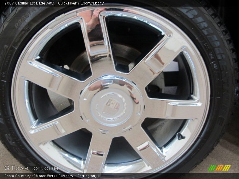 Quicksilver / Ebony/Ebony 2007 Cadillac Escalade AWD