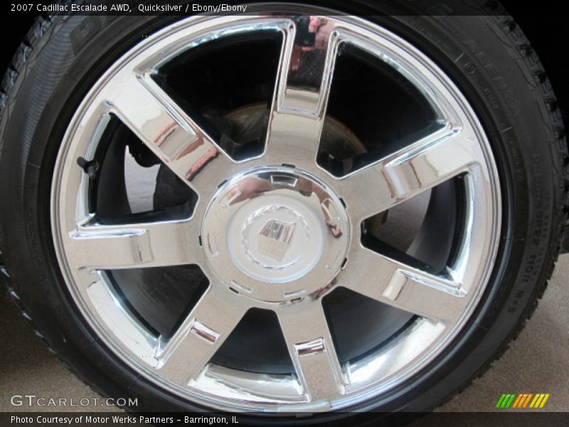 Quicksilver / Ebony/Ebony 2007 Cadillac Escalade AWD