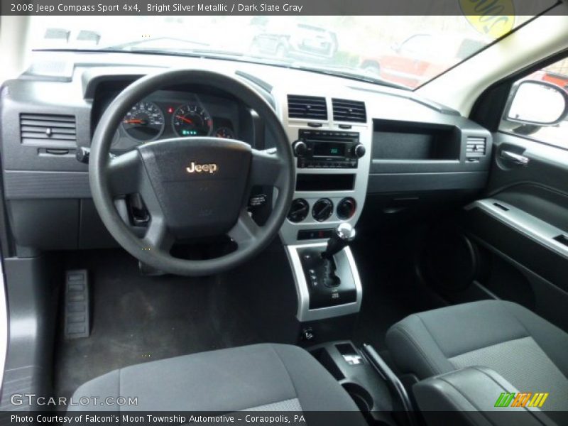 Dark Slate Gray Interior - 2008 Compass Sport 4x4 