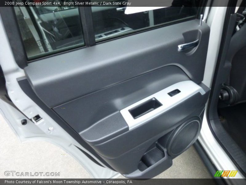 Bright Silver Metallic / Dark Slate Gray 2008 Jeep Compass Sport 4x4