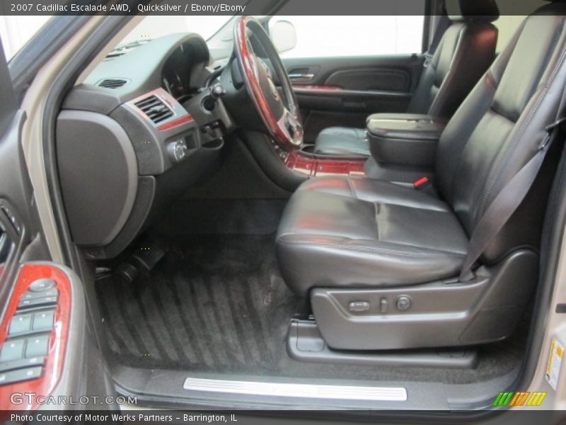 Quicksilver / Ebony/Ebony 2007 Cadillac Escalade AWD