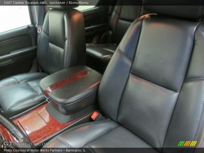 Quicksilver / Ebony/Ebony 2007 Cadillac Escalade AWD