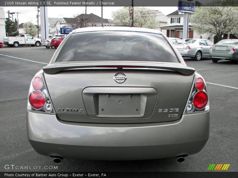 Polished Pewter Metallic / Charcoal 2006 Nissan Altima 3.5 SE