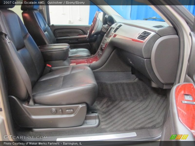 Quicksilver / Ebony/Ebony 2007 Cadillac Escalade AWD