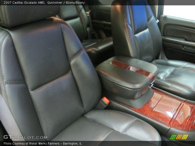 Quicksilver / Ebony/Ebony 2007 Cadillac Escalade AWD