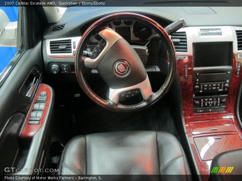 Quicksilver / Ebony/Ebony 2007 Cadillac Escalade AWD