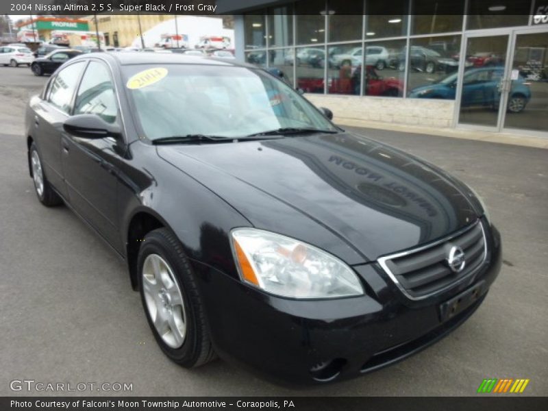 Super Black / Frost Gray 2004 Nissan Altima 2.5 S