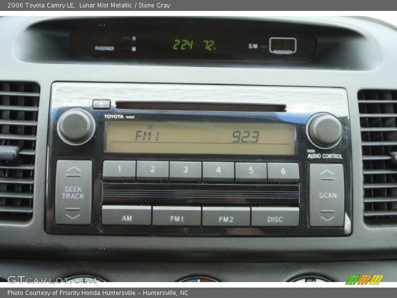 Audio System of 2006 Camry LE