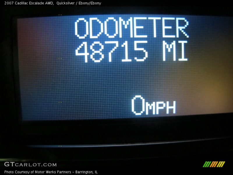 Quicksilver / Ebony/Ebony 2007 Cadillac Escalade AWD