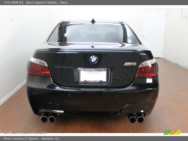 Black Sapphire Metallic / Black 2006 BMW M5