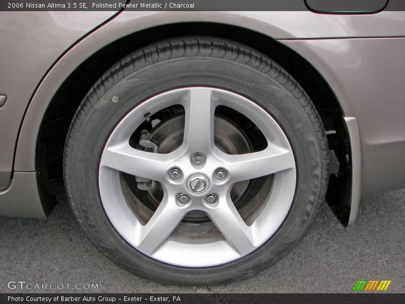 Polished Pewter Metallic / Charcoal 2006 Nissan Altima 3.5 SE