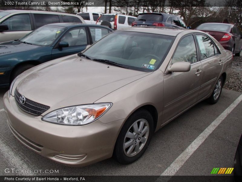 Desert Sand Mica / Taupe 2002 Toyota Camry LE