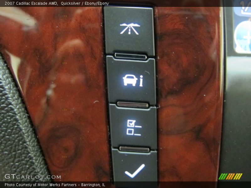 Quicksilver / Ebony/Ebony 2007 Cadillac Escalade AWD