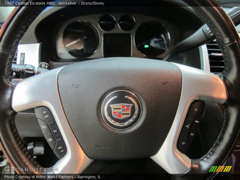 Quicksilver / Ebony/Ebony 2007 Cadillac Escalade AWD