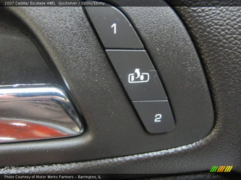 Quicksilver / Ebony/Ebony 2007 Cadillac Escalade AWD