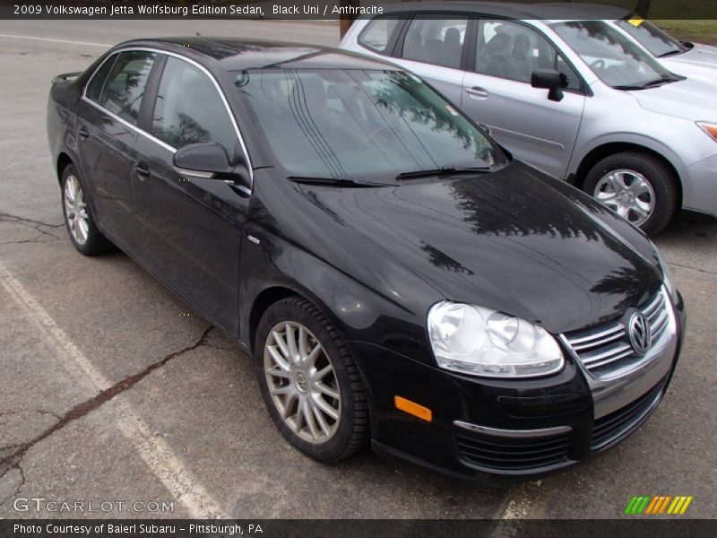 Black Uni / Anthracite 2009 Volkswagen Jetta Wolfsburg Edition Sedan