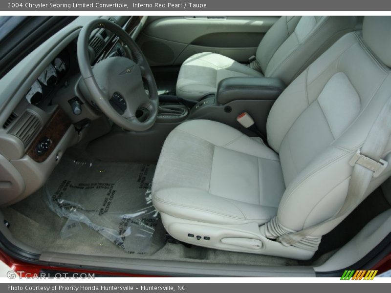  2004 Sebring Limited Convertible Taupe Interior