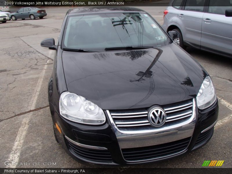 Black Uni / Anthracite 2009 Volkswagen Jetta Wolfsburg Edition Sedan