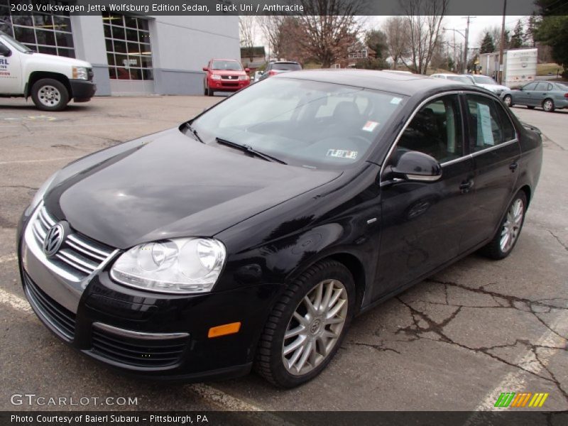 Black Uni / Anthracite 2009 Volkswagen Jetta Wolfsburg Edition Sedan