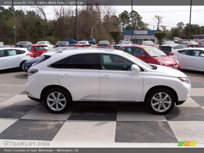 Starfire White Pearl / Light Gray 2012 Lexus RX 350