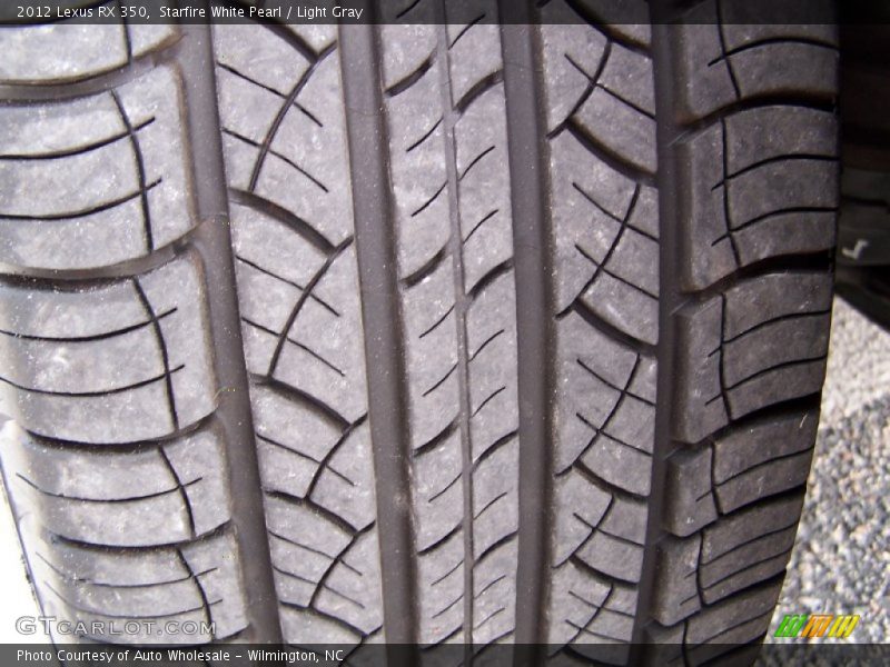 Starfire White Pearl / Light Gray 2012 Lexus RX 350