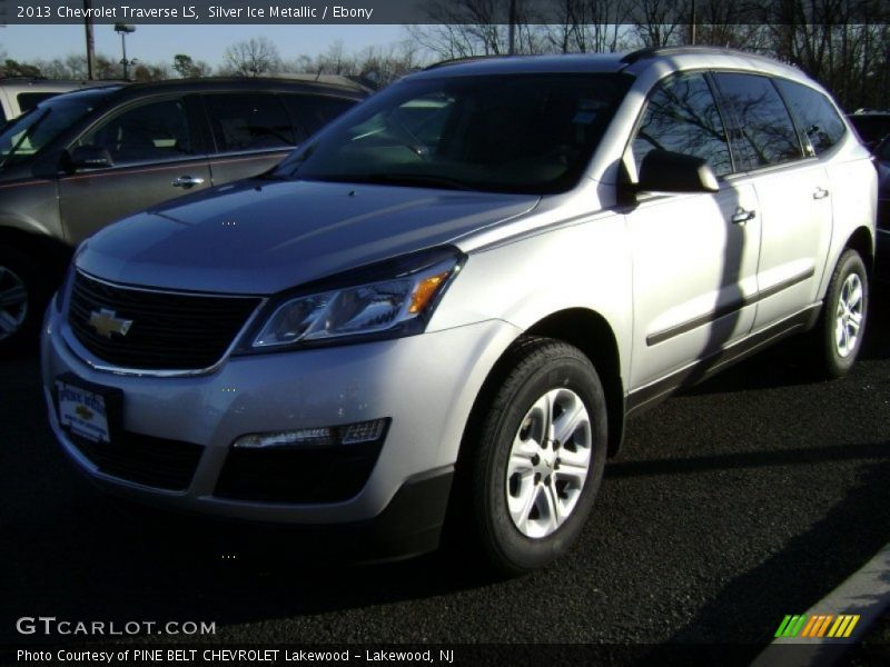 Silver Ice Metallic / Ebony 2013 Chevrolet Traverse LS