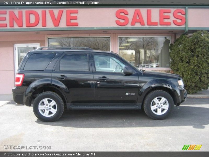 Tuxedo Black Metallic / Stone 2011 Ford Escape Hybrid 4WD