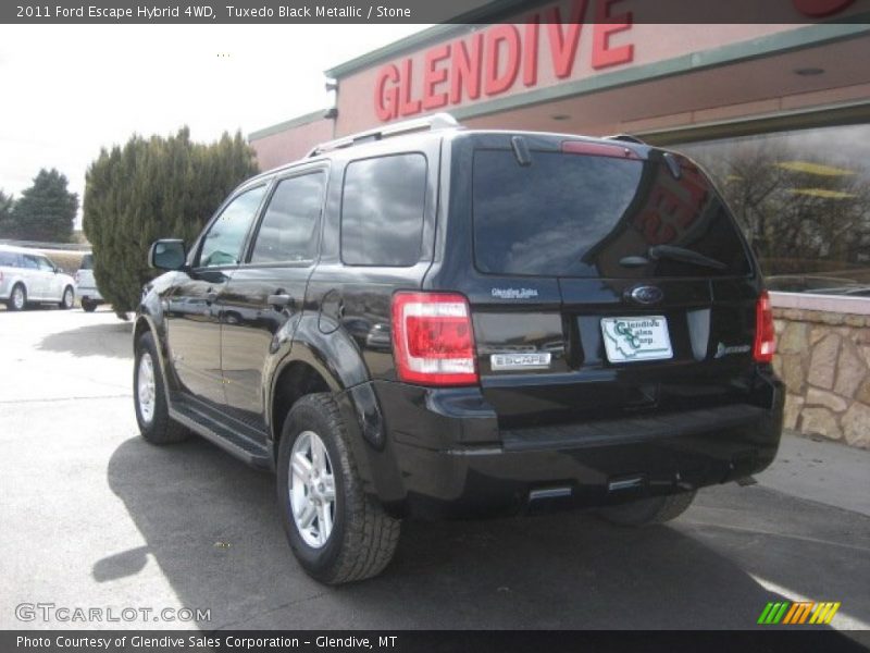 Tuxedo Black Metallic / Stone 2011 Ford Escape Hybrid 4WD