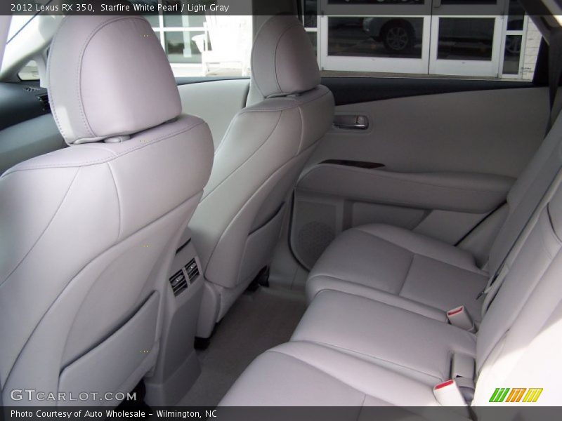 Starfire White Pearl / Light Gray 2012 Lexus RX 350