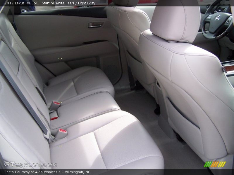 Starfire White Pearl / Light Gray 2012 Lexus RX 350