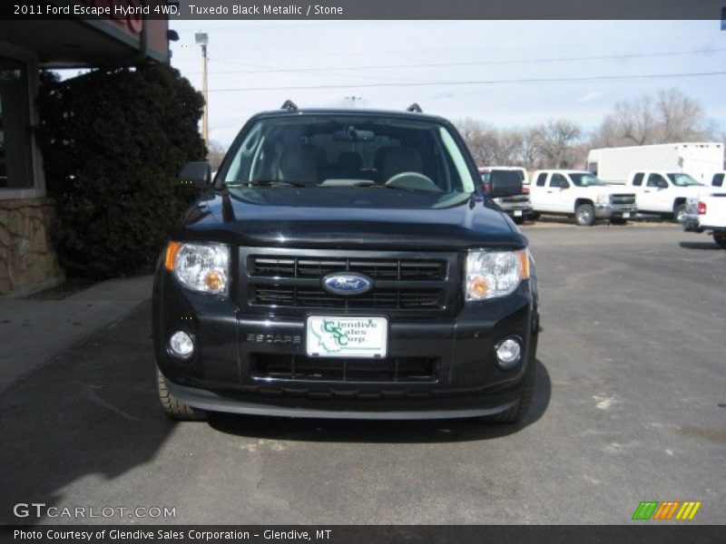 Tuxedo Black Metallic / Stone 2011 Ford Escape Hybrid 4WD