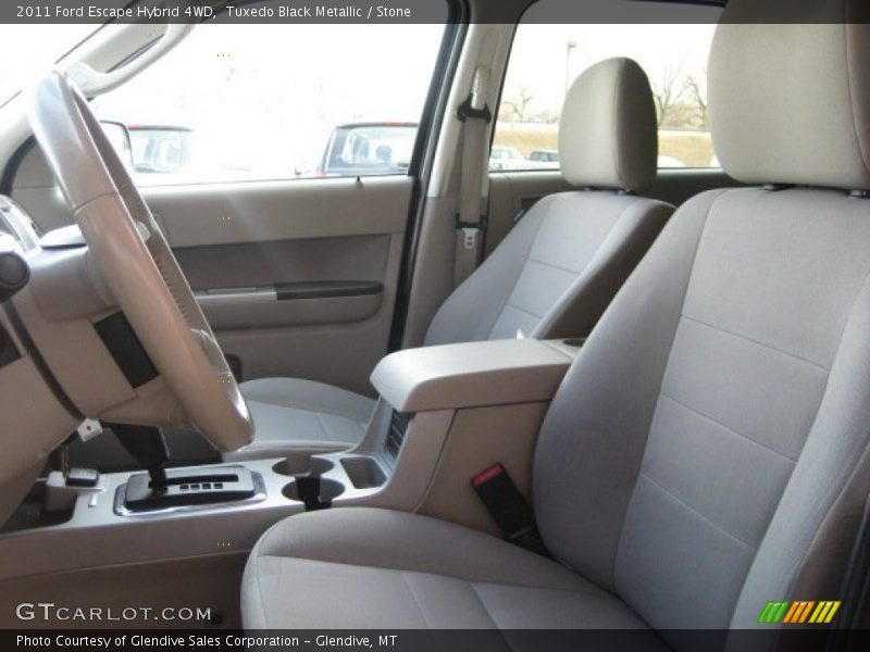 Tuxedo Black Metallic / Stone 2011 Ford Escape Hybrid 4WD