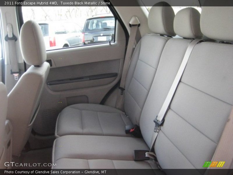 Tuxedo Black Metallic / Stone 2011 Ford Escape Hybrid 4WD