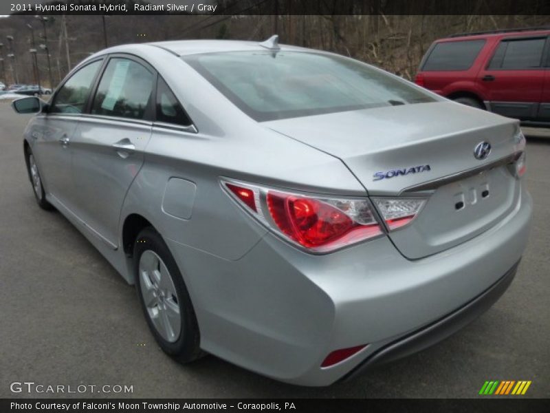 Radiant Silver / Gray 2011 Hyundai Sonata Hybrid