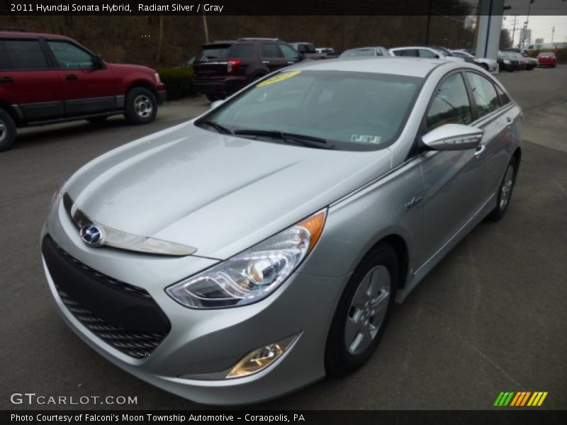 Radiant Silver / Gray 2011 Hyundai Sonata Hybrid