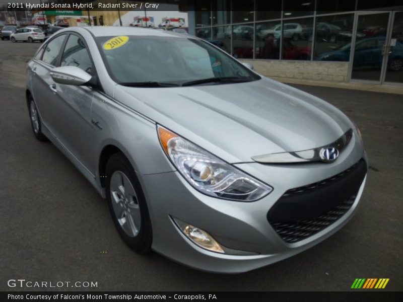 Radiant Silver / Gray 2011 Hyundai Sonata Hybrid