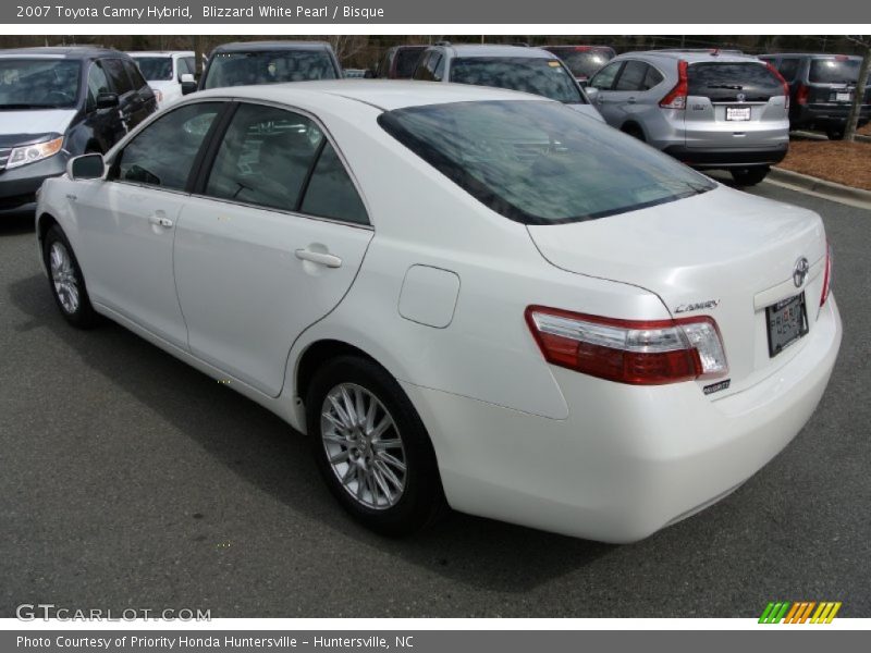 Blizzard White Pearl / Bisque 2007 Toyota Camry Hybrid