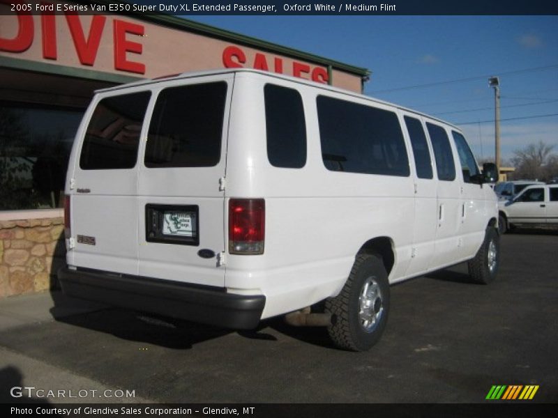Oxford White / Medium Flint 2005 Ford E Series Van E350 Super Duty XL Extended Passenger