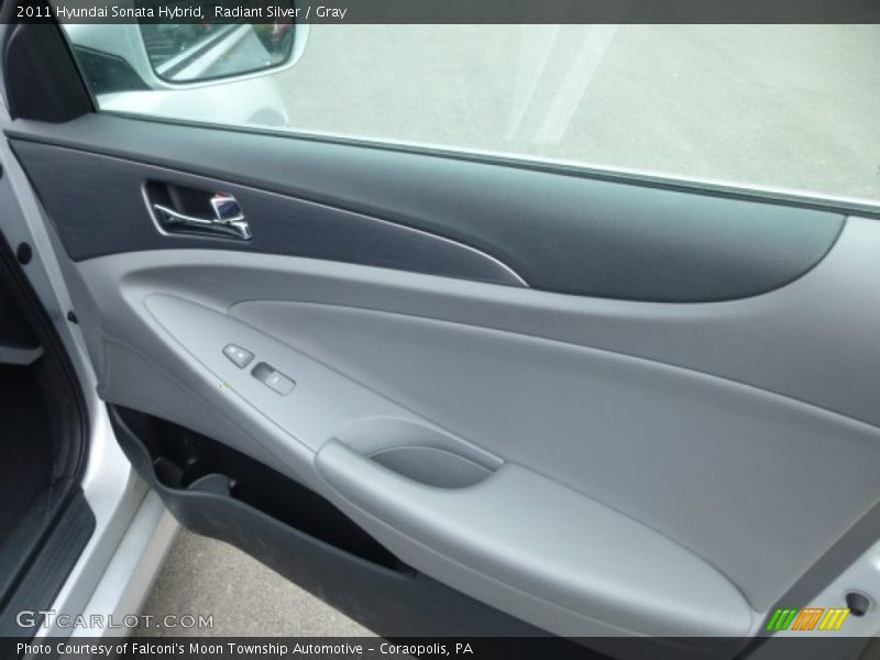 Radiant Silver / Gray 2011 Hyundai Sonata Hybrid