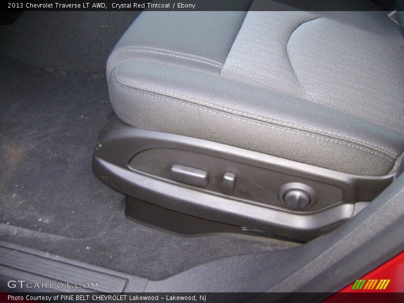 Crystal Red Tintcoat / Ebony 2013 Chevrolet Traverse LT AWD