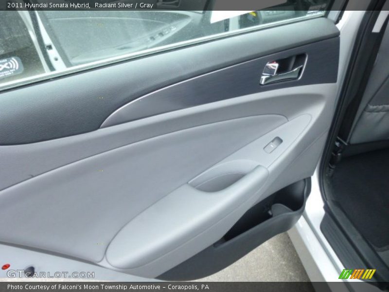 Radiant Silver / Gray 2011 Hyundai Sonata Hybrid