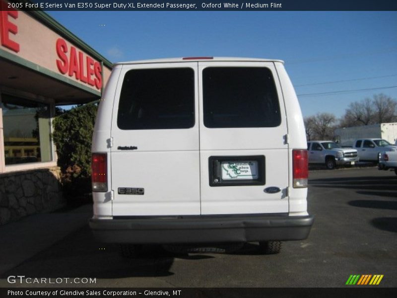 Oxford White / Medium Flint 2005 Ford E Series Van E350 Super Duty XL Extended Passenger