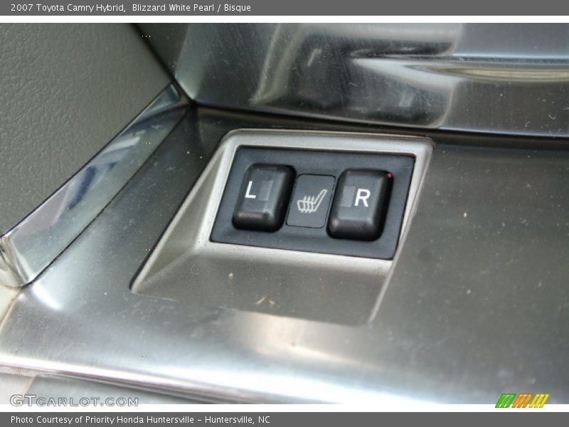 Blizzard White Pearl / Bisque 2007 Toyota Camry Hybrid